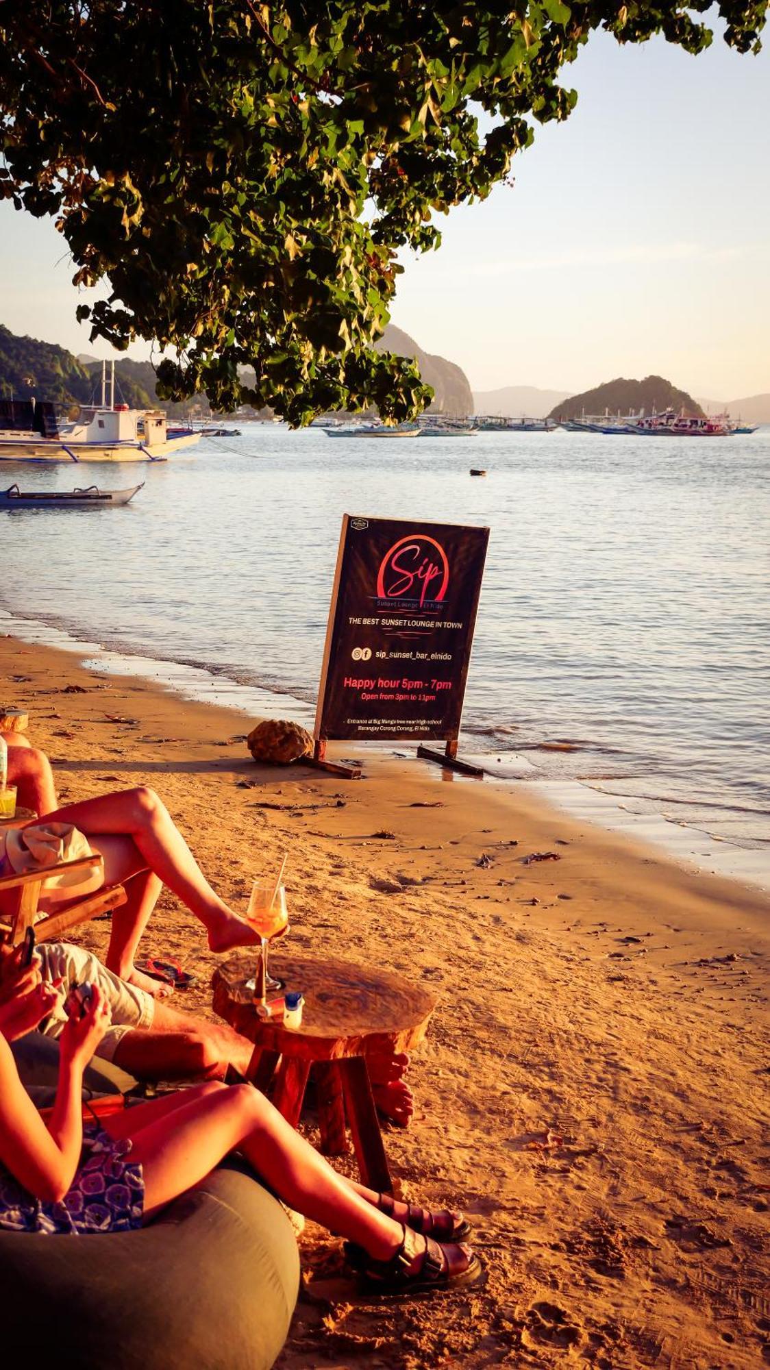 Sip Sunset Hostel And Lounge El Nido Esterno foto