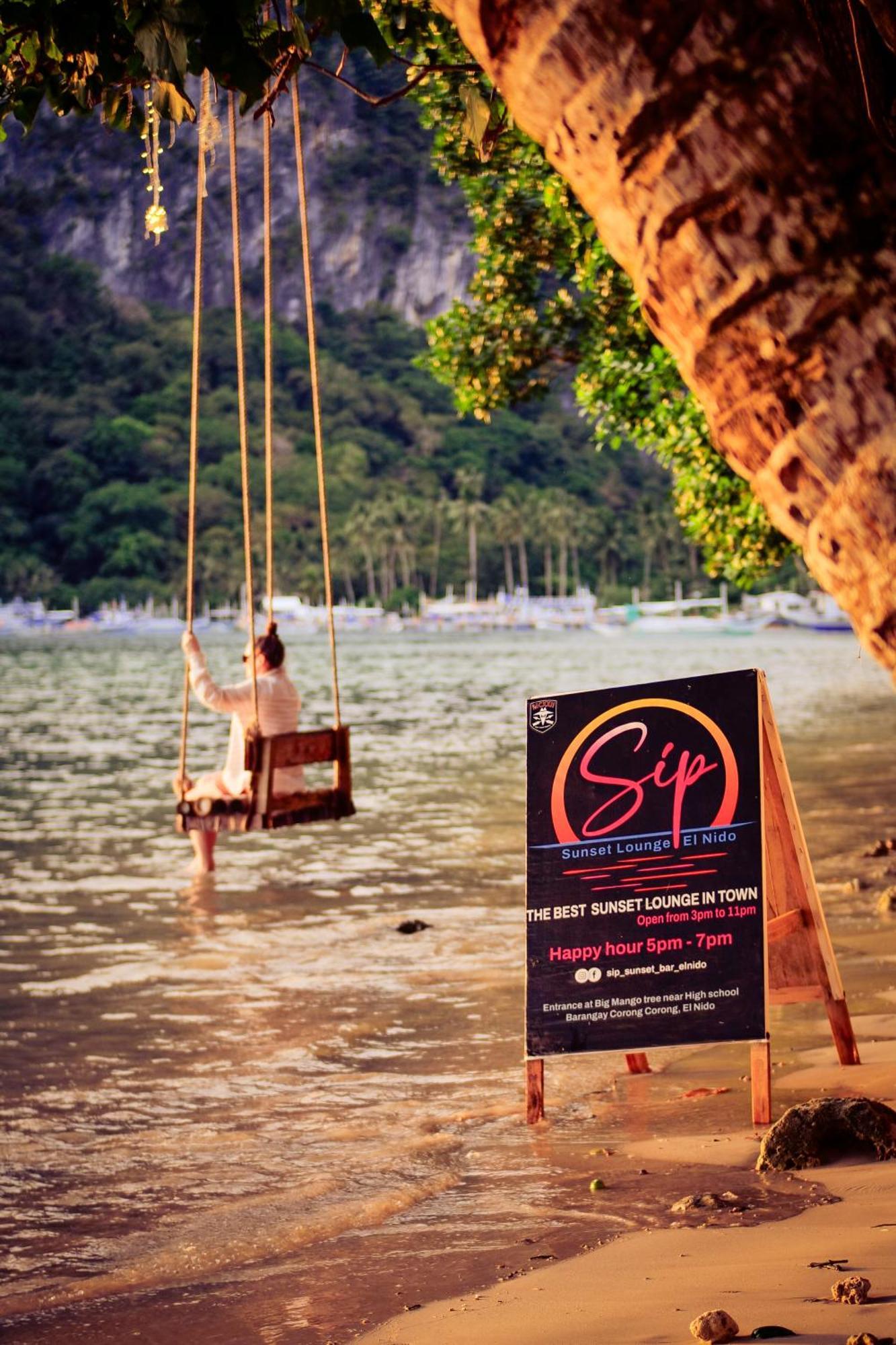 Sip Sunset Hostel And Lounge El Nido Esterno foto